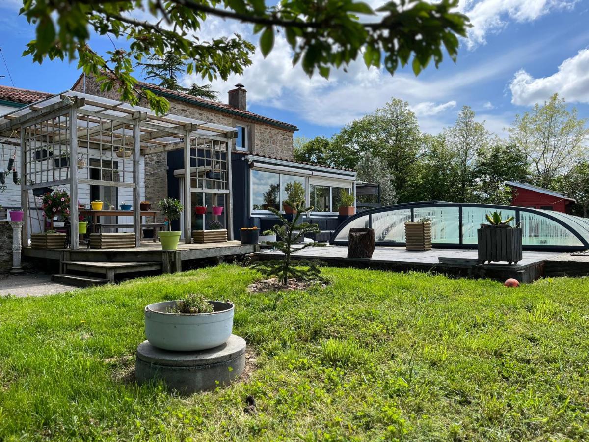 Aux Yourtes De La Fabrique Saint-Florent-des-Bois Exteriör bild